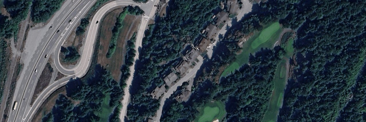 Furry Creek aerial view