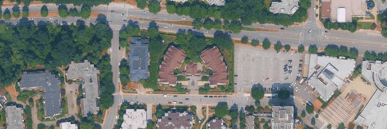 Burlington Estates aerial view