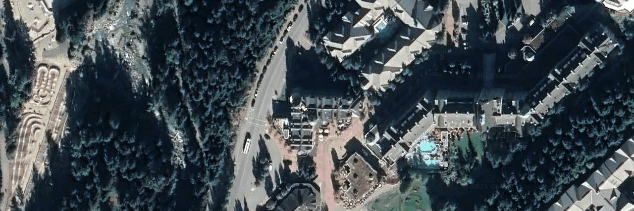 Le Chamois aerial view