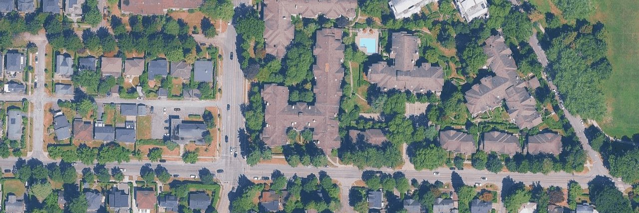 Devonshire House aerial view