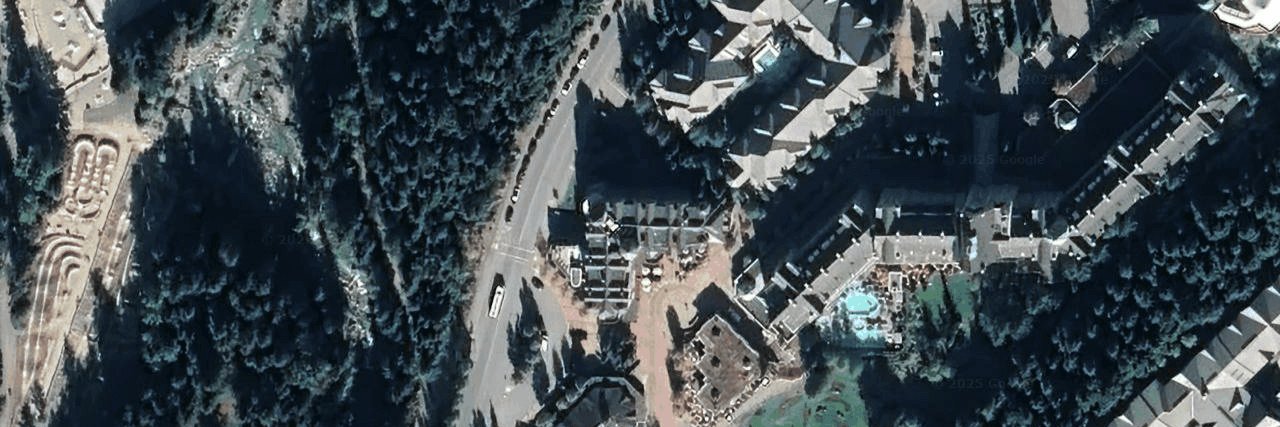 Le Chamois aerial view