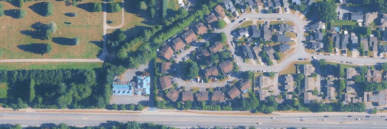 Maple Ridge Estate aerial view