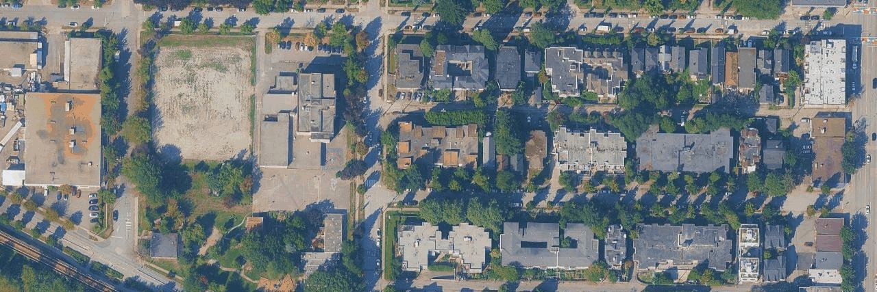 Woodland Place aerial view