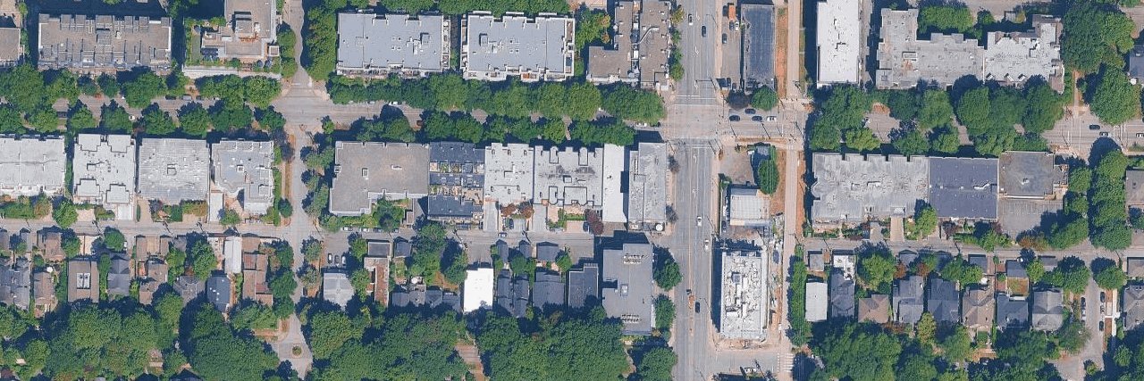 Arbutus Terrace aerial view
