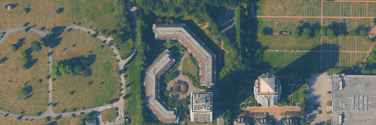 Brent Gardens aerial view