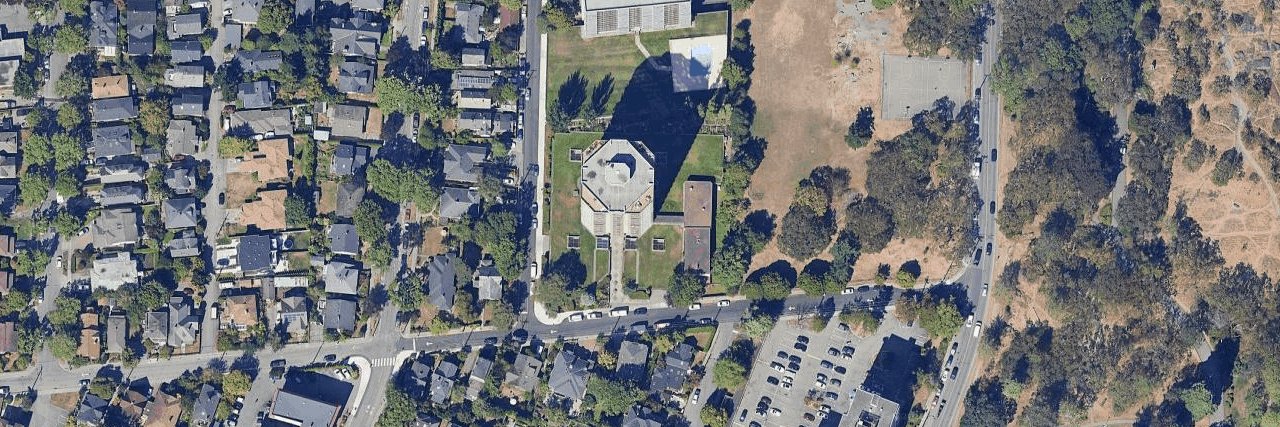 Roberts House aerial view