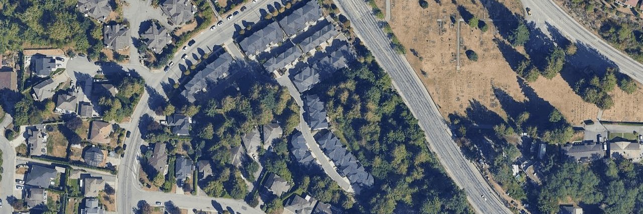 Eagles Gate aerial view