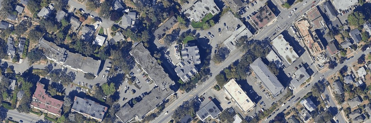 Skyline aerial view