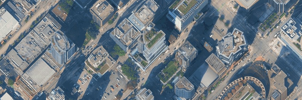 The Garden Residences aerial view