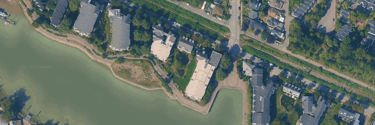 Harbour House aerial view
