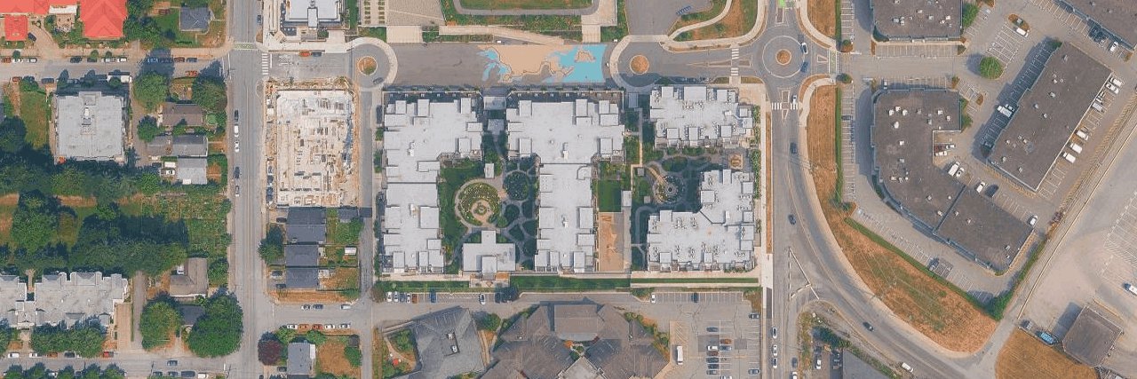 Montrose Square aerial view