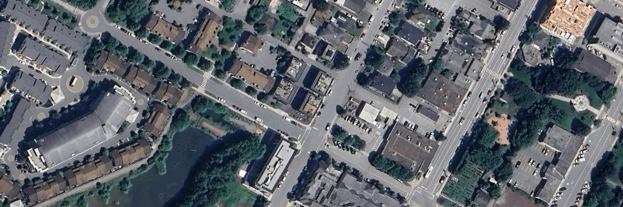 Trails aerial view