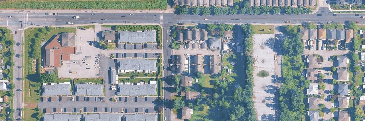 Dewdney Lane aerial view