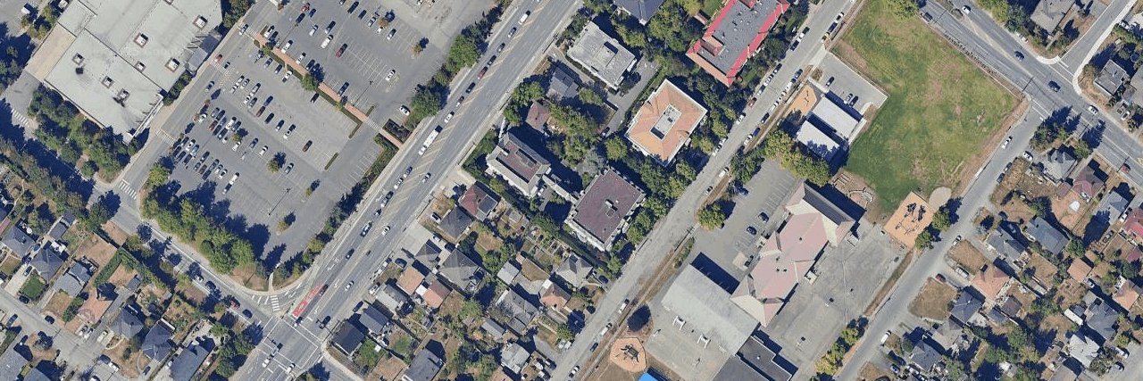 Montague House aerial view