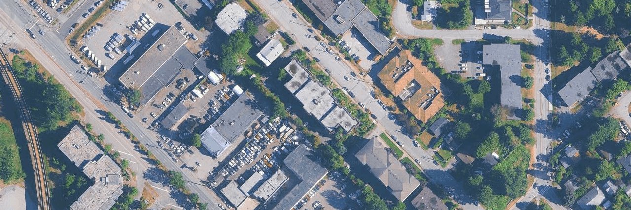 Hilton House aerial view