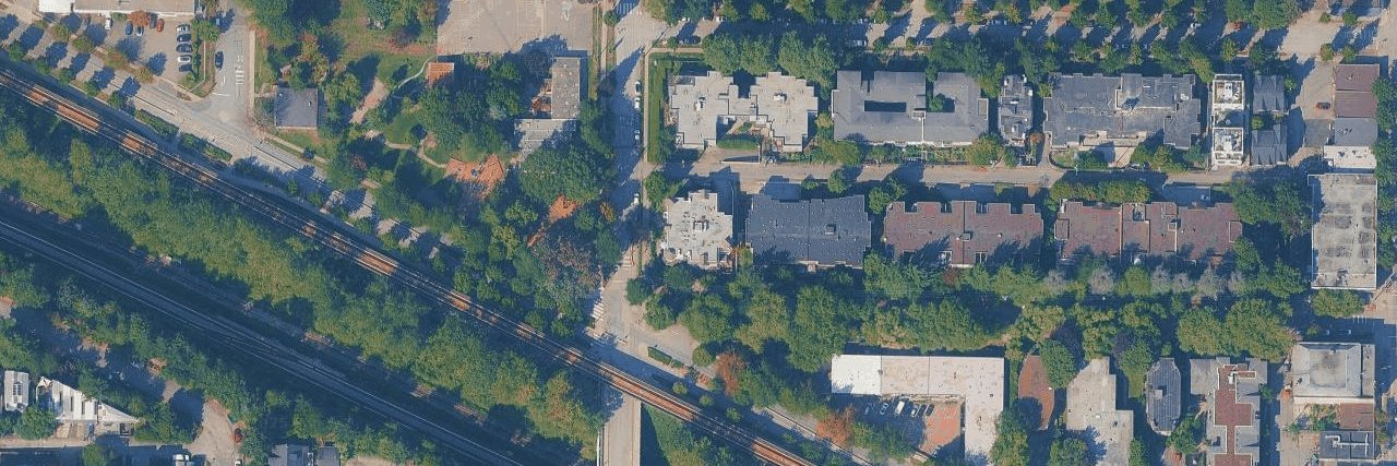 Woodland Terrace aerial view