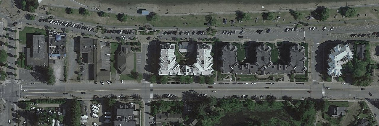 Echo Beach aerial view