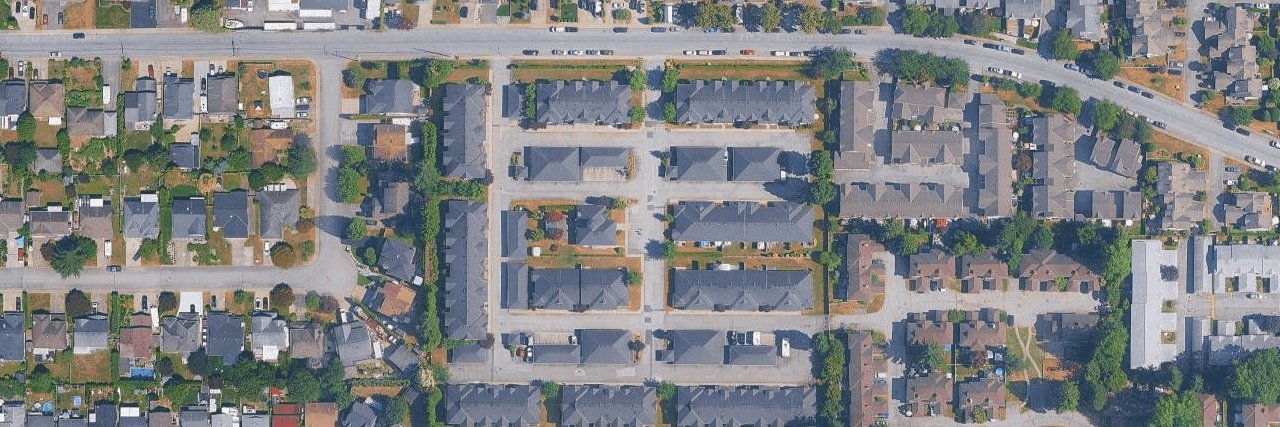 Colonial West aerial view