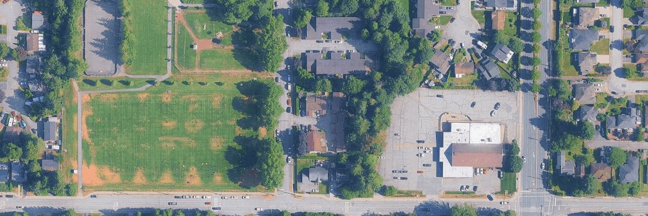 Cedarbrook Court aerial view