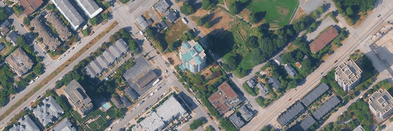 Interurban aerial view