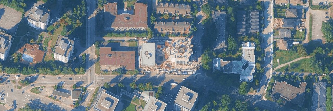 Metrotown aerial view