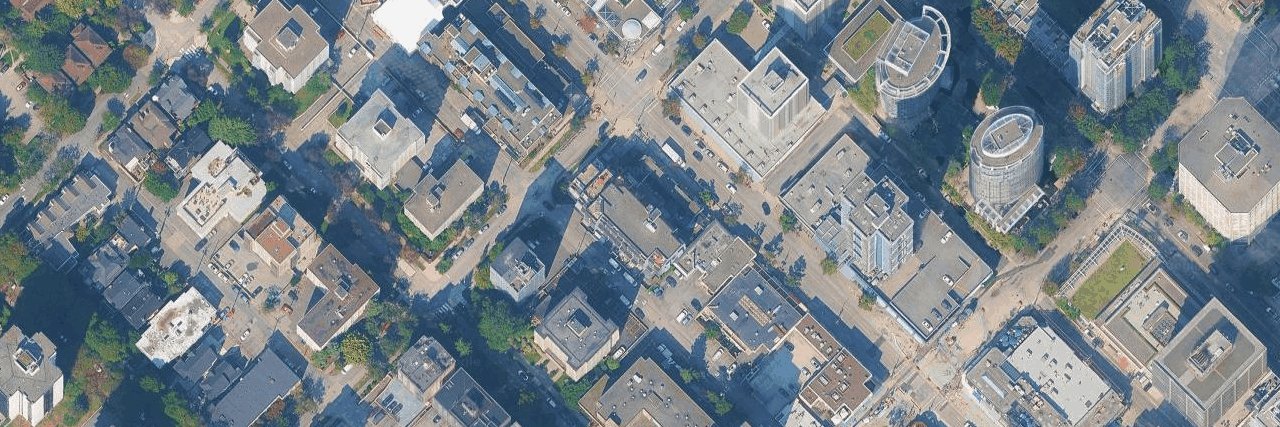 Robson Gardens aerial view