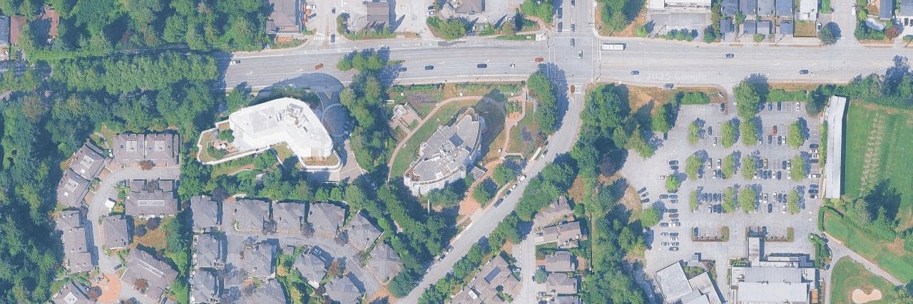 Roche Point Tower aerial view
