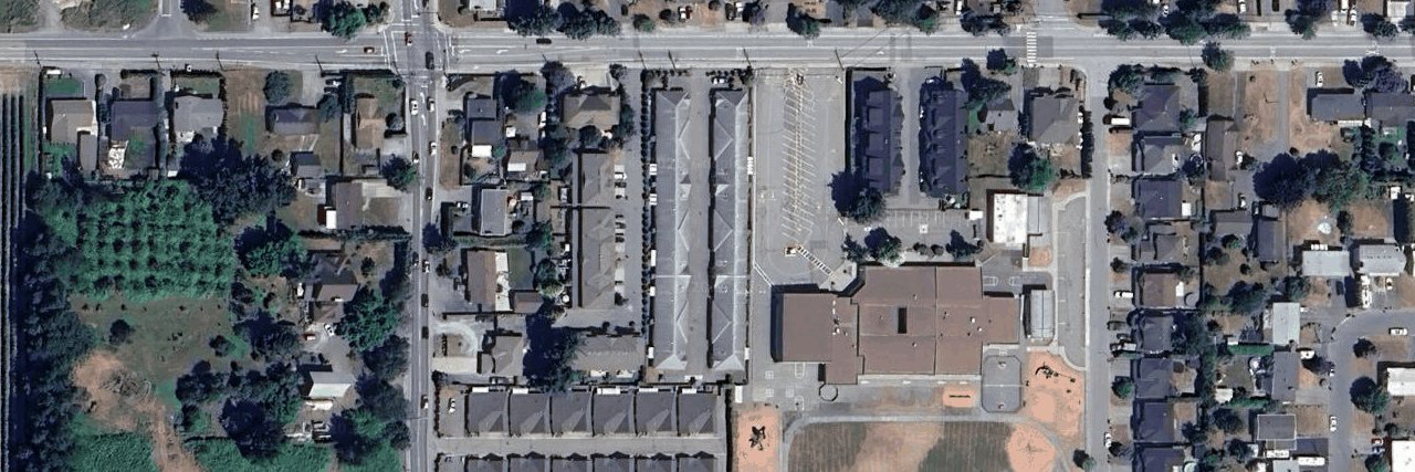 Cottage Lane aerial view