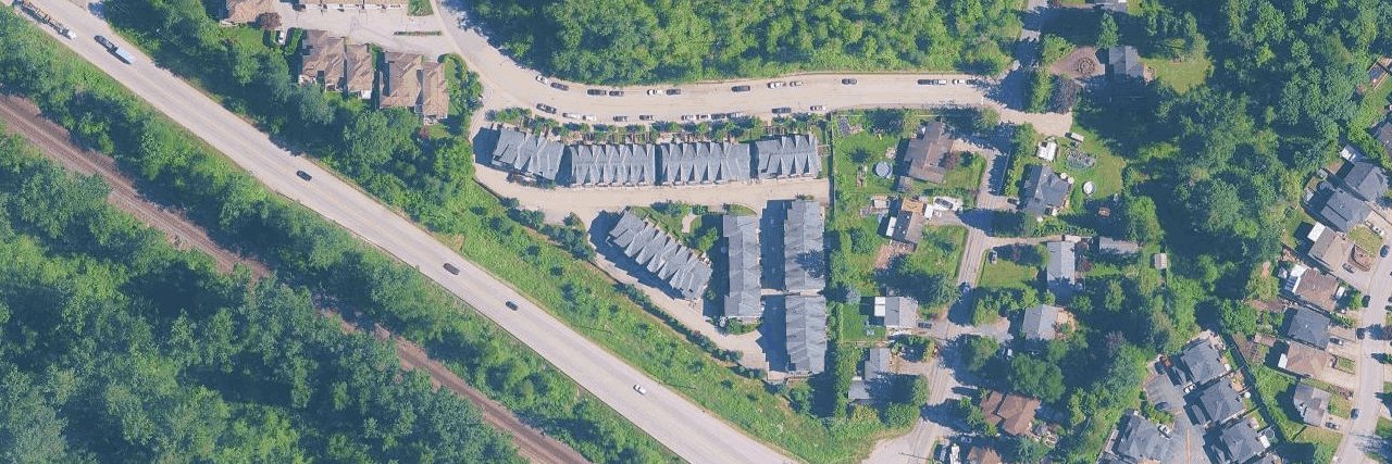 Ruxton Village aerial view