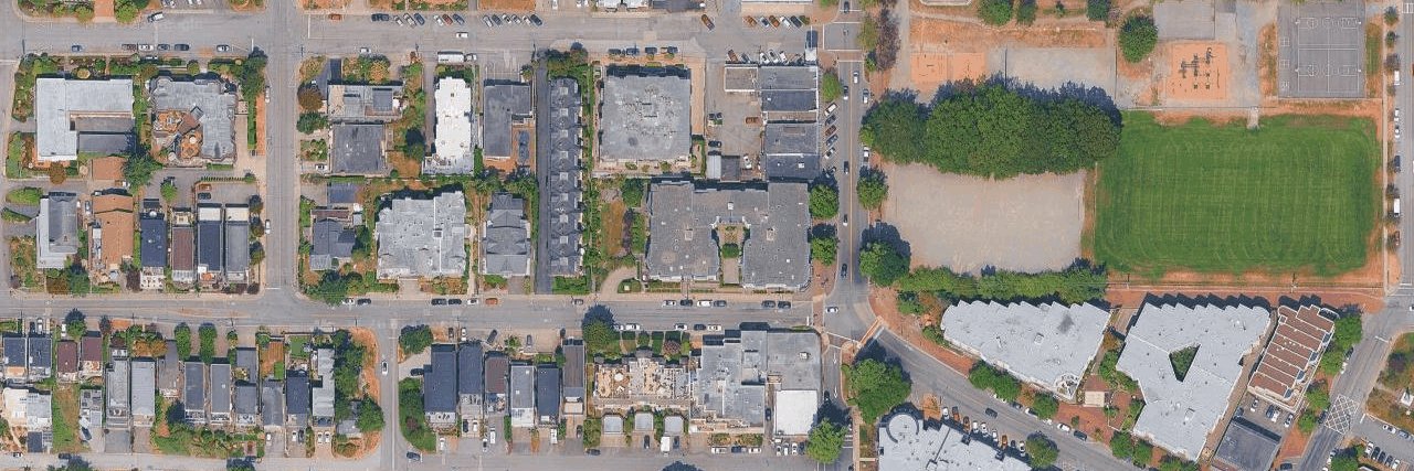 Presidents Court aerial view