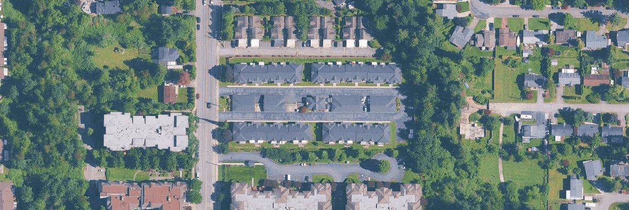 The Colonial aerial view