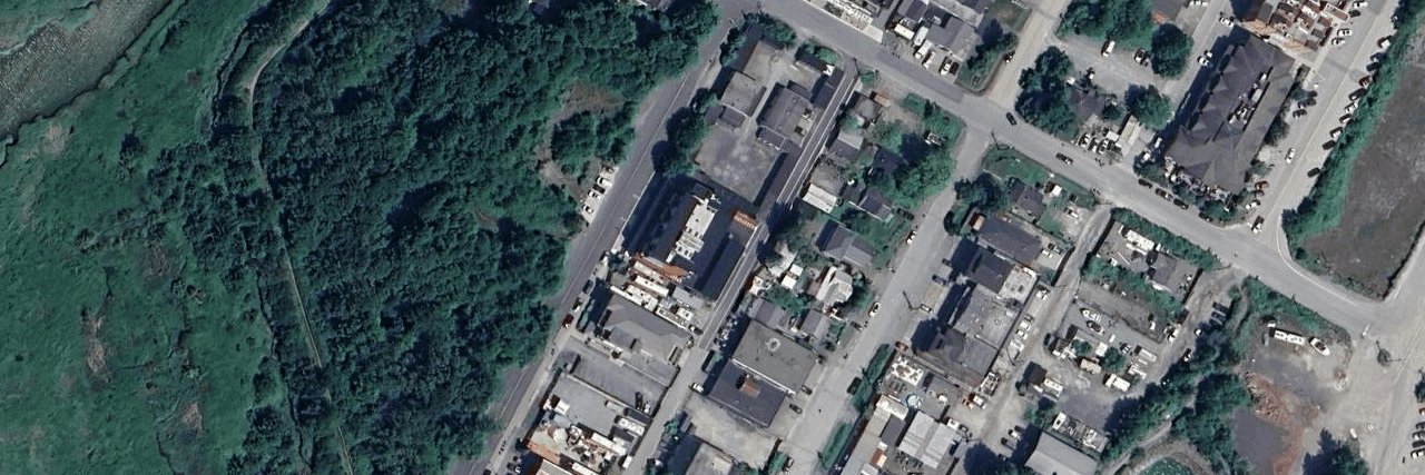 The Lofts aerial view