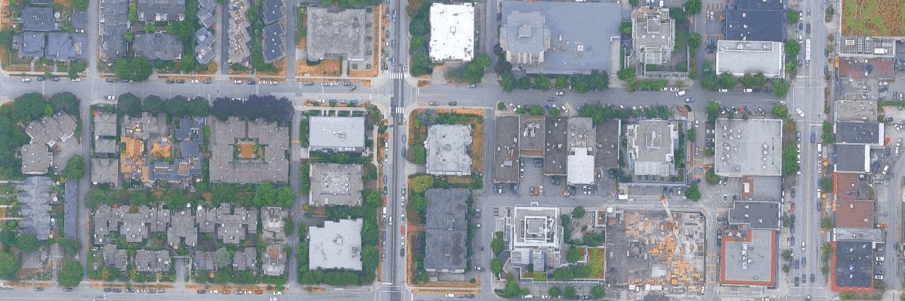 The Chesters aerial view