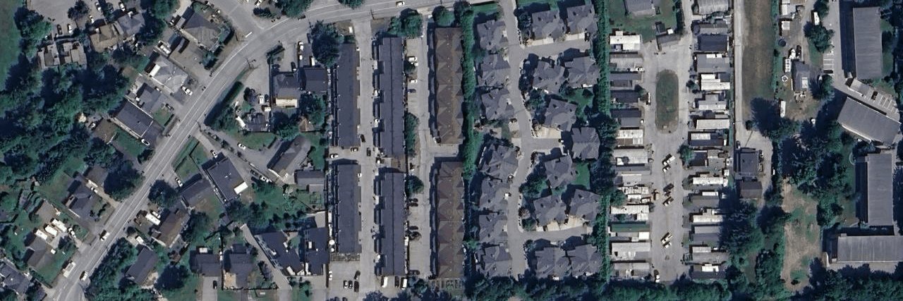 Maple Tree Court aerial view