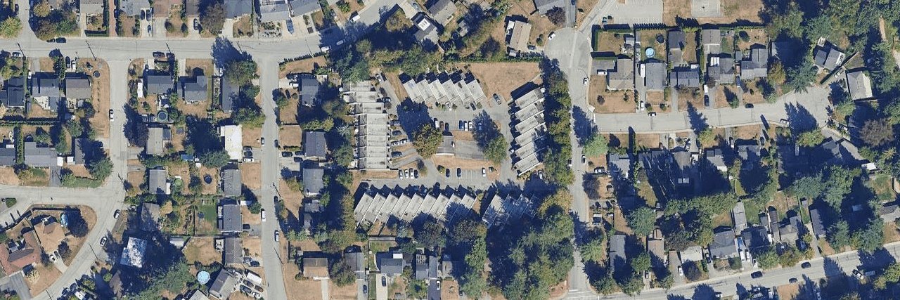 Laburnum Mews aerial view