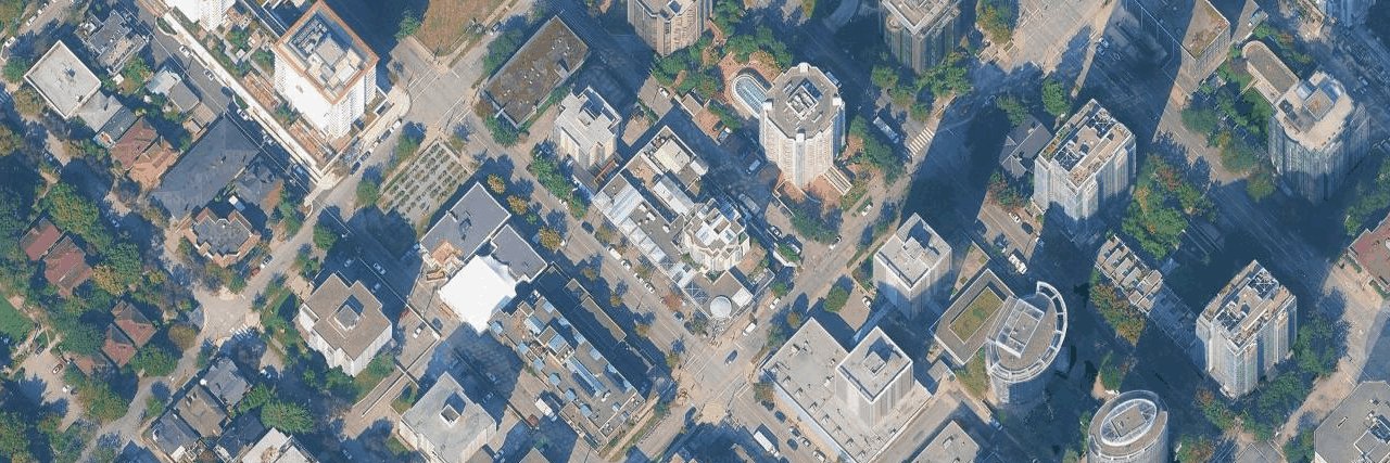 Jervis Court aerial view