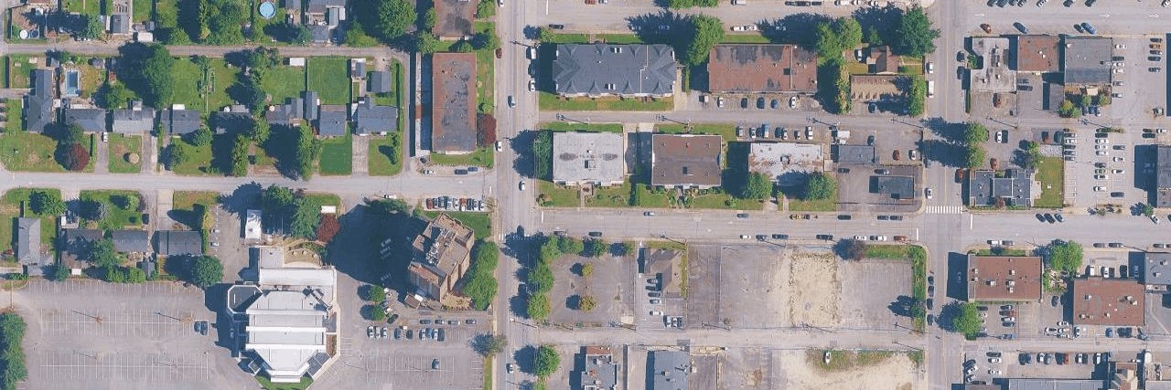 Cambridge House aerial view