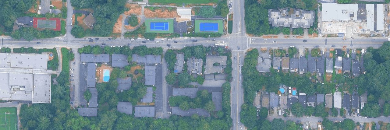 aerial view