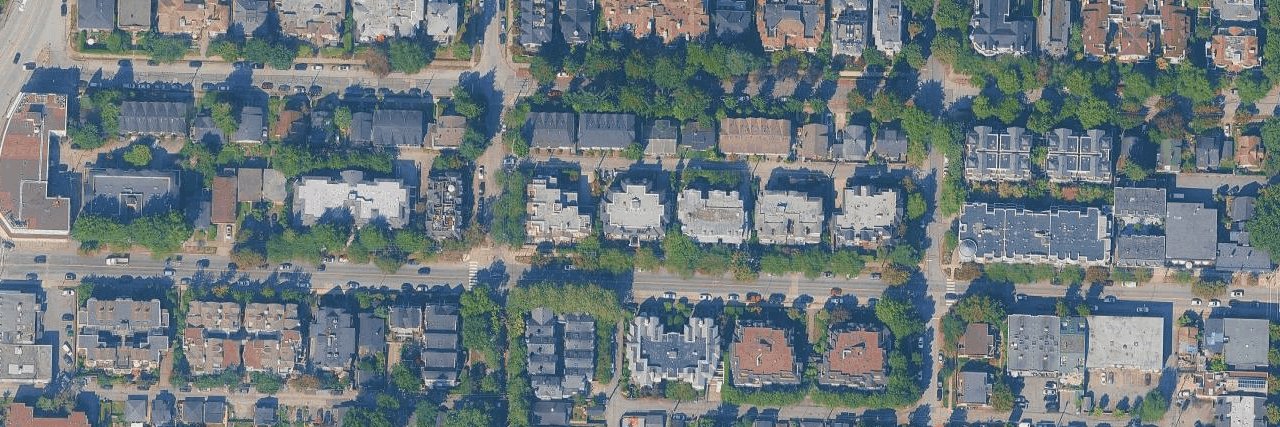 Berkley Court aerial view