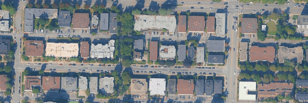 Marie Court aerial view