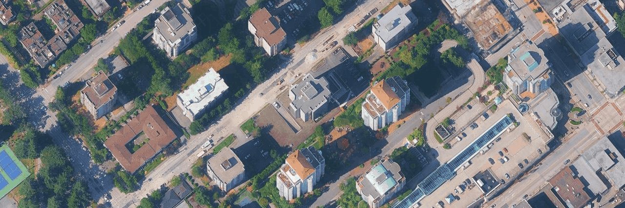 The Heritage Building aerial view
