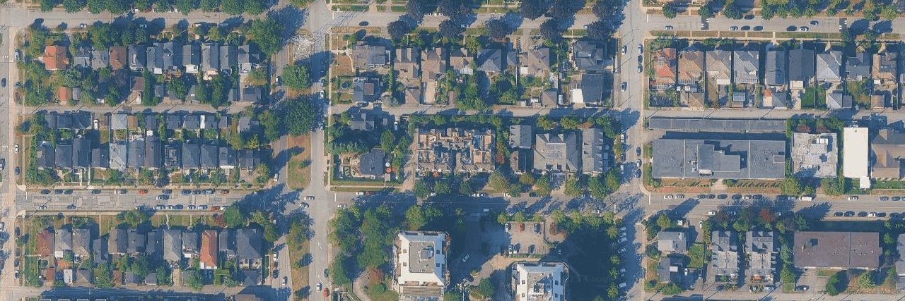 Prince Albert Villa aerial view