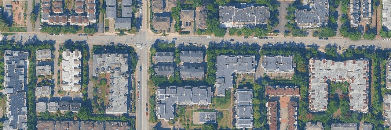 Purple Garden aerial view