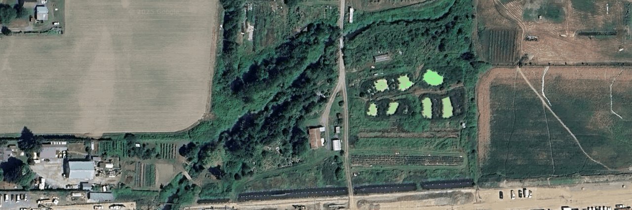 Yarrow Ecovillage aerial view