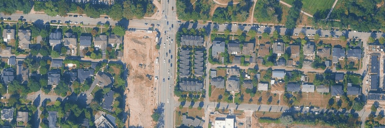Hamlin Mews aerial view