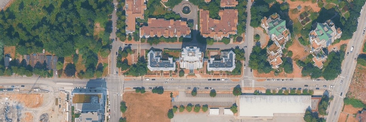 Parc Laurent aerial view