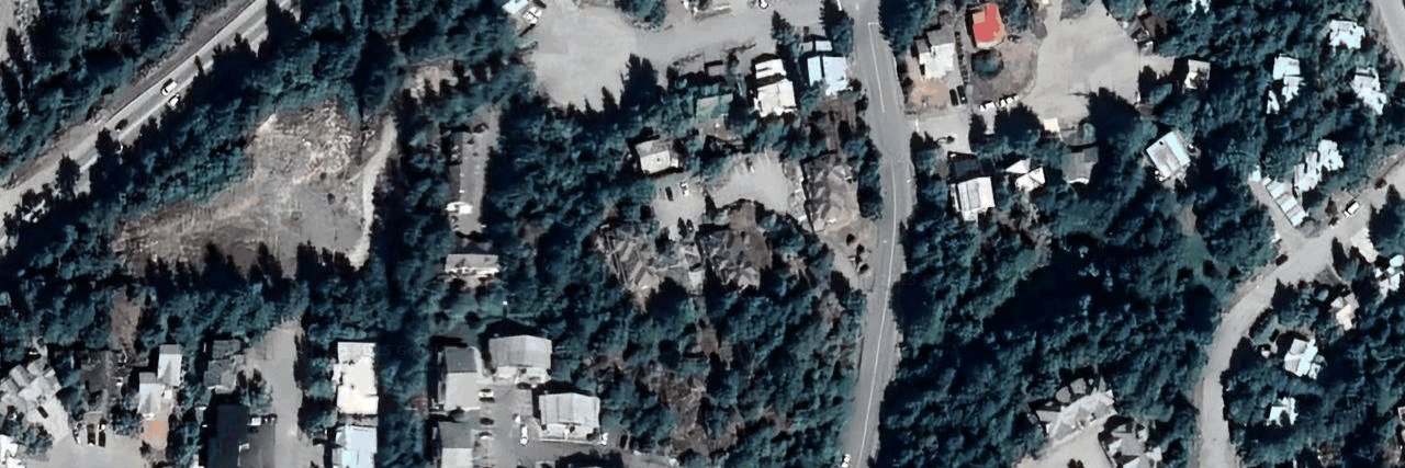 Lupin Rock aerial view