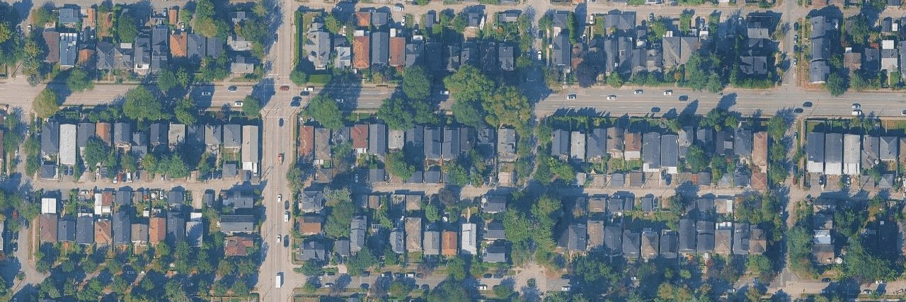 Mount Pleasant aerial view