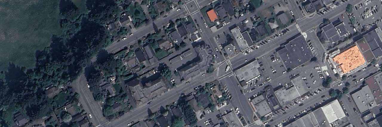 Orchard Gate aerial view