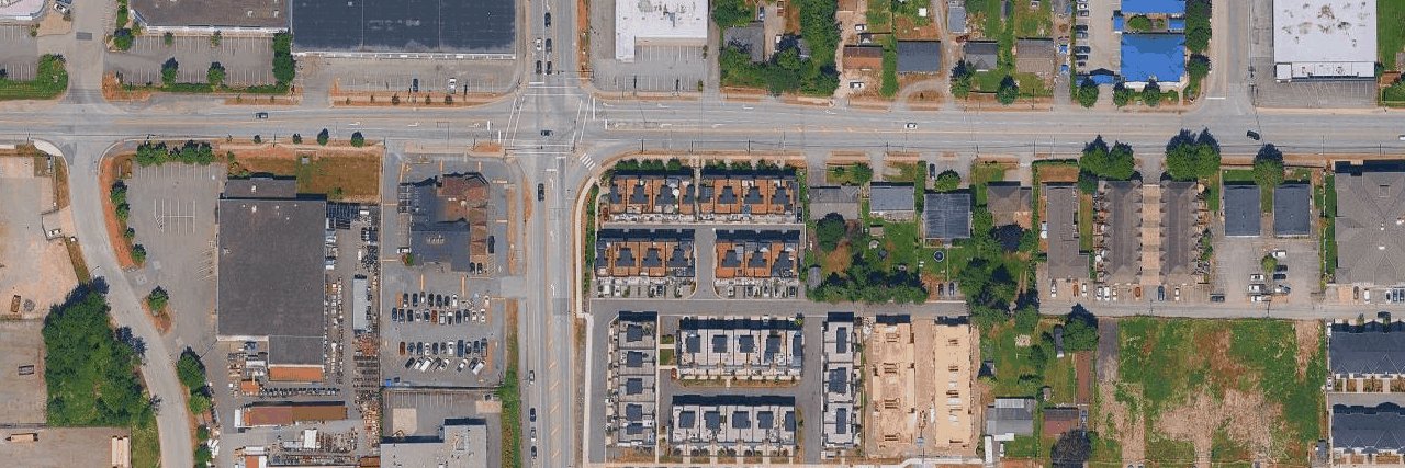 Winston Terraces aerial view